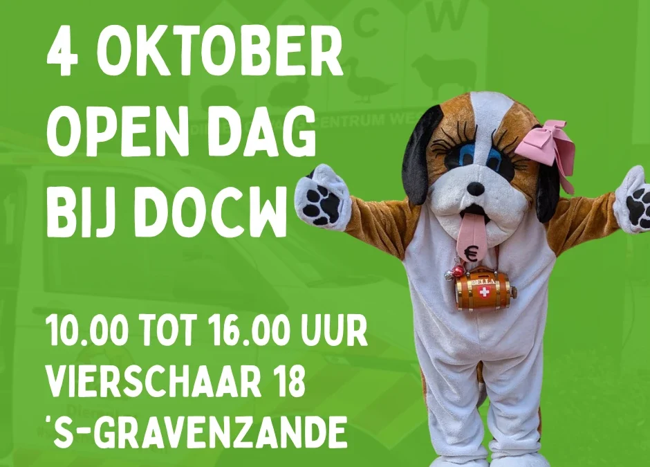 Open Dag bij DOCW – zaterdag 4 oktober